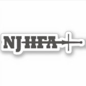 NJHFA Decal Aufkleber (Vorderseite)
