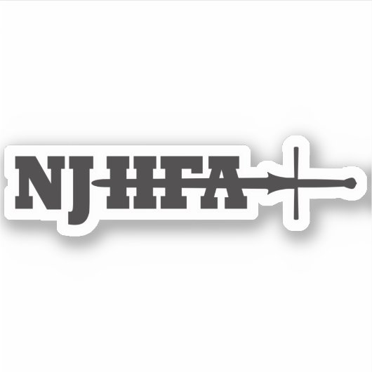 NJHFA Decal Aufkleber (Vorderseite)