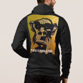 NJPunks, das Simian~ raucht Hoodie (Rückseite)