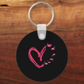 Nk Animal Valentines Day Gift Flamingo Schlüsselanhänger (Vorderseite)