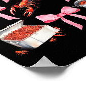 Nk Bow Cute Coquette Crawfish Boil Y2k Girl Aesthe Poster (Ecke)