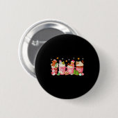 Nk Christmas Coffee Xmas Gingerbread Man Cookie Co Button (Vorne & Hinten)