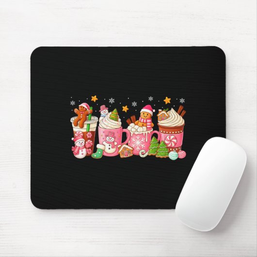 Nk Christmas Coffee Xmas Gingerbread Man Cookie Co Mousepad (Mit Mouse)