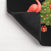 Nk Christmas Flamingos _ Cute Holiday Tree &amp; D Mousepad (Ecke)