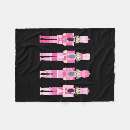 Nk Christmas Nutcracker Squad Ballet Dance Matchin Fleecedecke (Vorderseite (Horizontal))