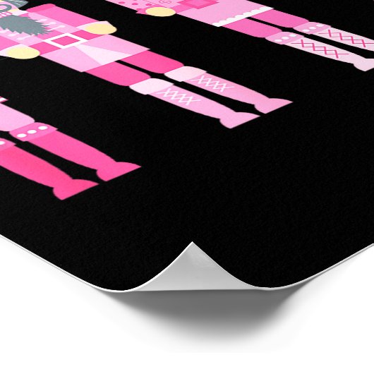 Nk Christmas Nutcracker Squad Ballet Dance Matchin Poster (Ecke)