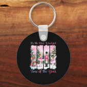 Nk Coquette Bow Nutcracker Friends Snow Globe Chri Schlüsselanhänger (Vorderseite)