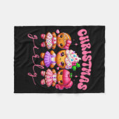 Nk Cute Gingerbread Christmas Girly Pajama Outfits Fleecedecke (Vorderseite (Horizontal))