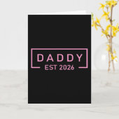 Nk Daddy Est. 2026 Logo Vater 2026 Laden Neuer Va Karte (Gelbe Blume)