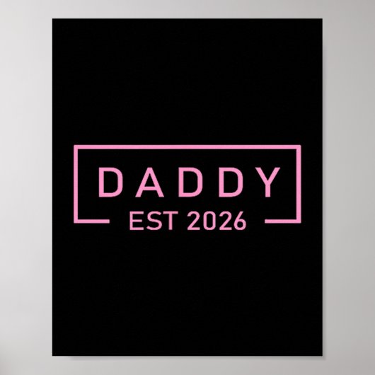 Nk Daddy Est. 2026 Logo Vater 2026 Loading Neuer V Poster (Vorne)