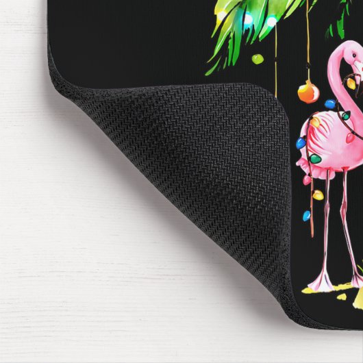 Nk Flamingo Christmas Palm Tree Trocal Xmas Holida Mousepad (Ecke)