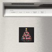 Nk Flamingo Christmas Tree Santa Flamingo Holiday Magnet (In Situ (Geschirrspüler))
