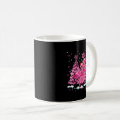 Nk Flamingo Santa Hat Leopard Christmas Tree Xmas Kaffeetasse (VorderseiteRechts)