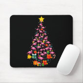 Nk Flamingo Santa Merry Christmas Tree Lights Wome Mousepad (Mit Mouse)