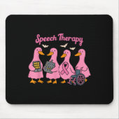 Nk Goose Ribbon Speech Language Pathologist Therap Mousepad (Vorne)