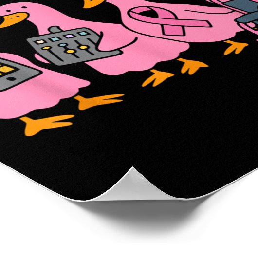 Nk Goose Ribbon Speech Language Pathologist Therap Poster (Ecke)