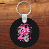 Nk Happy New Year 2026 Bow Disco Schlüsselanhänger (Vorderseite)