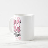 Nk Happy New Year Disco Ball Leopard For Women Gir Kaffeetasse (Vorderseite Links)