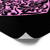 Nk Heart With Flowers Cut Out Cute Valentine Fav  Poster (Ecke)