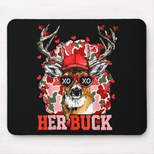 Nk Her Buck Camo Deer Hunting Camouflage Matching  Mousepad (Vorne)