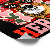 Nk Her Buck Camo Deer Hunting Camouflage Matching  Poster (Ecke)