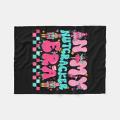 Nk In My Nutcracker Era Nutcracker Squad Christmas Fleecedecke (Vorderseite (Horizontal))