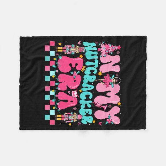 Nk In My Nutcracker Era Nutcracker Squad Christmas Fleecedecke (Vorderseite (Horizontal))