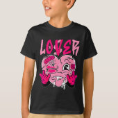 Nk Loser Lover Nk Drip Heart Matching Tee For Men (Vorderseite)