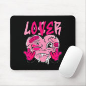 Nk Loser Lover Nk Drip Heart Matching Tee For Men Mousepad (Mit Mouse)