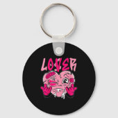 Nk Loser Lover Nk Drip Heart Matching Tee For Men Schlüsselanhänger (Vorderseite)