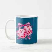 Nk Love Dice 6 7 Hearts Valentine Cute Romantic Ar Kaffeetasse (Links)