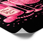 Nk New Year's Eve 2026 Disco Champagne Party  Poster (Ecke)
