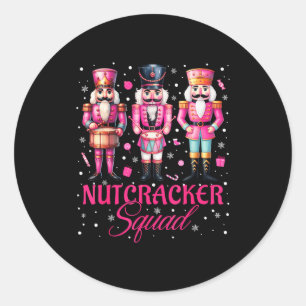 Nk Nussknacker-Truppe Nk Weihnachtsballett Xmas Fr Runder Aufkleber