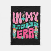 Nk Nutcracker Squad In My Nutcracker Era Christmas Fleecedecke (Vorderseite)