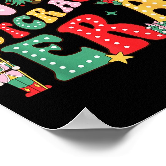 Nk Nutcracker Squad In My Nutcracker Era Christmas Poster (Ecke)