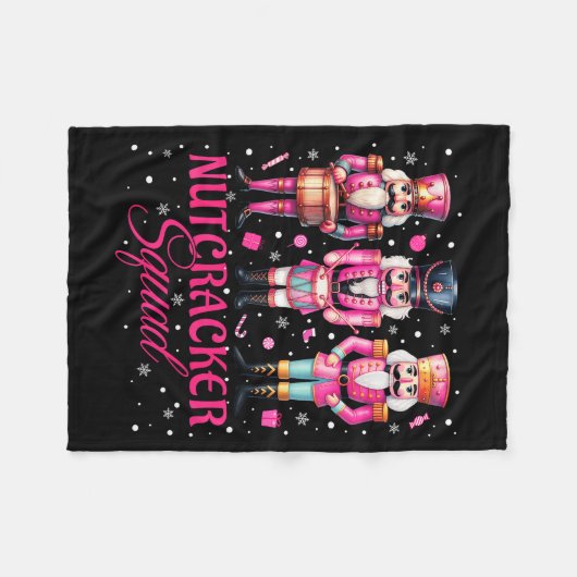 Nk Nutcracker Squad Nk Christmas Ballet Xmas Women Fleecedecke (Vorderseite (Horizontal))