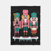 Nk Nutcracker Squad Xmas Nk Christmas Pajamas Wome Fleecedecke (Vorderseite)
