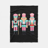 Nk Nutcracker Squad Xmas Nk Christmas Pajamas Wome Fleecedecke (Vorderseite)