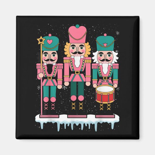 Nk Nutcracker Squad Xmas Nk Christmas Pajamas Wome Magnet (Vorne)