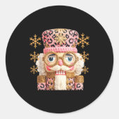 Nk Nutcracker Squad Xmas Nk Christmas Pajamas Wome Runder Aufkleber (Vorderseite)