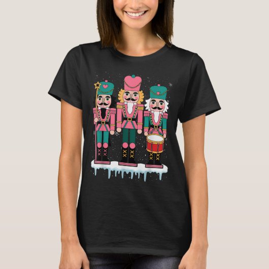 Nk Nutcracker Squad Xmas Nk Christmas Pajamas Wome T-Shirt (Vorderseite)