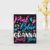 Nk Oder Blau Gr Liebt Dich Geschlecht Enthüllung B Karte (Gelbe Blume)