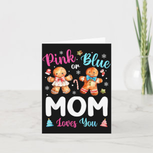 Nk Oder Blau Mama Liebt Dich Geschlecht Enthüllung Karte