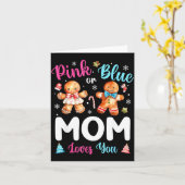 Nk Oder Blau Mama Liebt Dich Geschlecht Enthüllung Karte (Gelbe Blume)