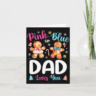 Nk Oder Blau Papa Liebt Dich Geschlecht Enthüllung Karte