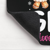 Nk Or Blue Gigi Loves You Gender Reveal Christmas Mousepad (Ecke)