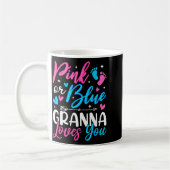 Nk Or Blue Gr Loves You Gender Reveal Baby Kaffeetasse (Links)