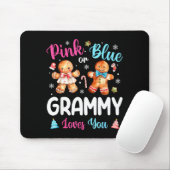 Nk Or Blue Grammy Loves You Gender Reveal Christma Mousepad (Mit Mouse)