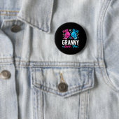 Nk Or Blue Granny Loves You Boxing Gender Reveal Button (Beispiel)