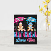 Nk Or Blue Great Grandma Loves You Gingerbread Chr Karte (Gelbe Blume)